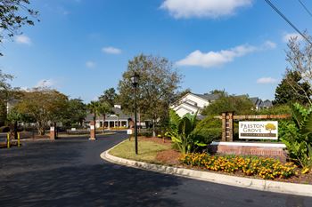 Elegant entry signage